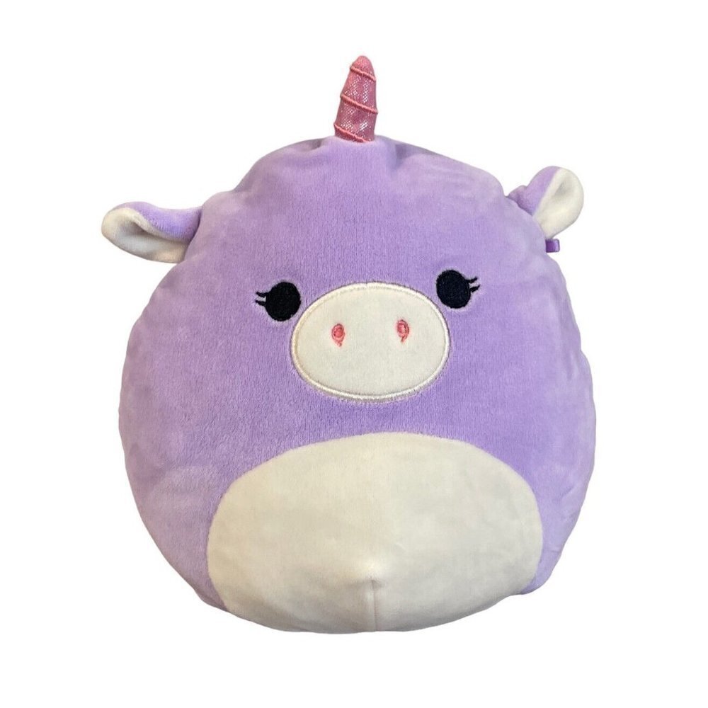 Squishmallows Astrid Unicorn Purple Stuffed Plush 8 inch Animal Soft